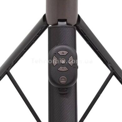 Штатив-селфі палиця з пультом управління DF-01S selfie stick Чорний