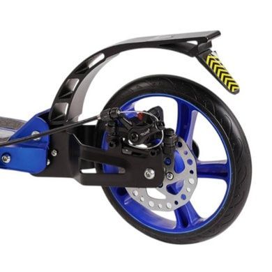 Самокат двухколесный с регулировкой высоты руля Best Scooter BS-88902 Черный с синим