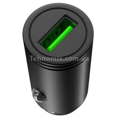 Автомобільний зарядний пристрій XO CC39 QC3.0 18W Car charger with Type-c Чорне