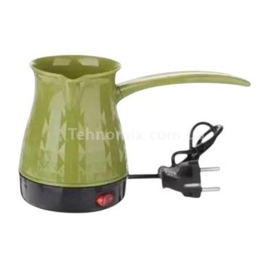 Турка электрическая дорожная 600Вт Electric Coffee Pot RAF R.157 Салатовая