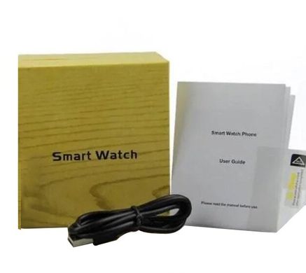 Розумні Годинники Smart Watch А1 Gold Black + Навушники подарунок