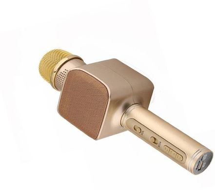 Бездротовий Bluetooth мікрофон для караоке YS-68 Золотий