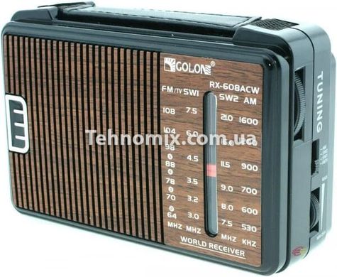 Радіоприймач Golon RX-608 Чорний