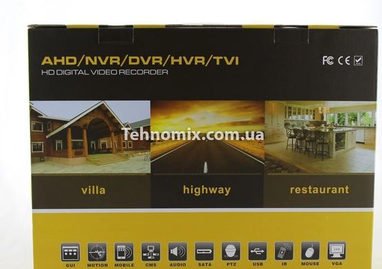 Реєстратор для IP камер 8-канальний реєстратор DVR CAD 6608 AHD