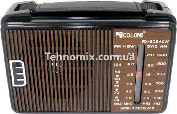 Радіоприймач Golon RX-608 Чорний