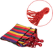 Мексиканский подвесной гамак без планок 150 х 200 см Красный
