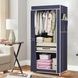Шафа для одягу тканинна Storage Wardrobe AND XL-1616 Синій