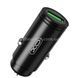 Автомобільний зарядний пристрій XO CC39 QC3.0 18W Car charger with Type-c Чорне