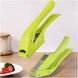 Прес для часнику подрібнювач ручний 2в1 Garlic Slicer Салатовий