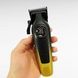 Машинка для стрижки акумуляторна 8 насадок, 2000 mAh VGR V-196 GOLD Чорна із золотим