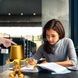 Світлодіодна сенсорна настільна лампа нічник Golden Mikki