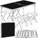 Стол и стулья для пикника Folding Table Черный