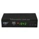 Тюнер цифровий DVB-T2 з підтримкою WiFi адаптера UKC 0967 Чорний