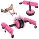 Универсальный тренажер для дома Multifunction Abdominal Wheel Розовый