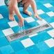 Трап-душові грати напольні металеві floor drain AND YLN7237-30 Сіра