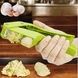 Прес для часнику подрібнювач ручний 2в1 Garlic Slicer Салатовий