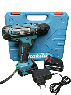 Шуруповерт акумуляторний MAKITA 331DWE 21V/2.0Ah з набором інструментів Li-Ion