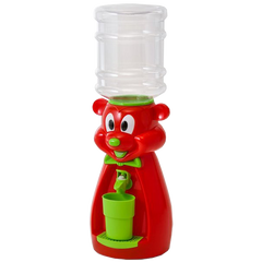 Детский Кулер для воды Мишка Красный