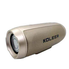 Портативная Bluetooth колонка Koleer S1000 Золотая