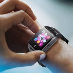 Умные часы Smart Watch Q18 черные с серебром