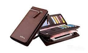 Мужской кошелек-клатч Baellerry Italia brown (Waelleryy)