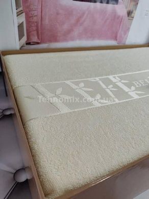 Простирадло Belizza Gold krem ​​200х220см Бамбук
