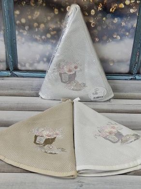 Рушники з вишивкою Pupilla Bernini 70х70 набір 2шт