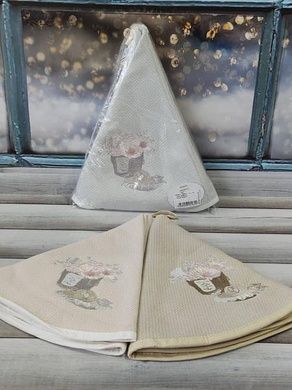 Рушники з вишивкою Pupilla Bernini 70х70 набір 2шт