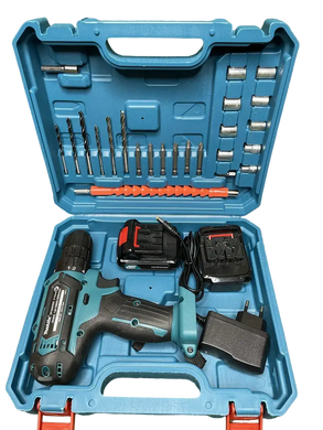 Шуруповерт аккумуляторный MAKITA 331DWE 21V/2.0Ah с набором инструментов Li-Ion