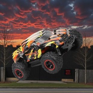 Машинка на радіокеруванні High Speed ​​11513 Чорна з принтом
