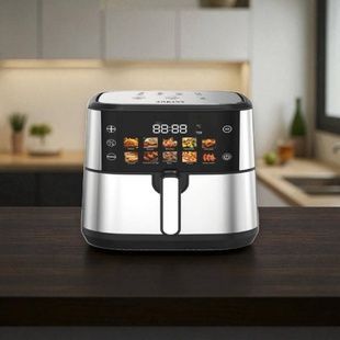 Аэрофритюрница 12л 2400Вт 80&ndash;200&deg;C Sokany SK-10099 Черная с серым