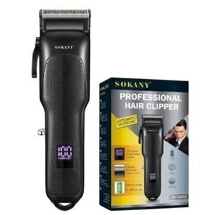 Машинка акумуляторна для стрижки волосся з насадками SOKANY SK-16032 Чорна