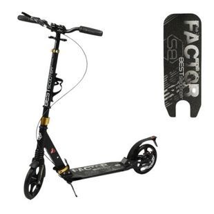 Самокат двухколесный с регулировкой высоты руля Best Scooter BS-79116 Черный с серым
