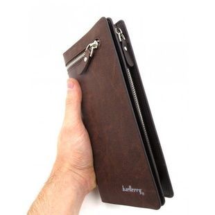 Мужской кошелек-клатч Baellerry Italia brown (Waelleryy)