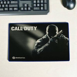 Коврик для компьютерной мыши 36*50см G-9 Call of Duty Черный с серым принтом