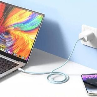 Кабель XO NB249 5A Type-C Блакитний