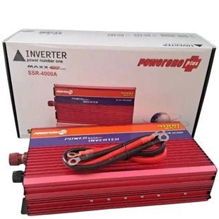 Перетворювач напруги інвертор 12V-220V SSR4000A Червоний