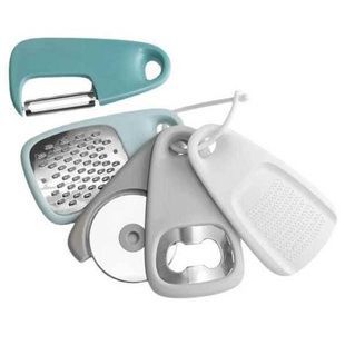 Набір кухонних приналежностей у вигляді брелка Kitchenware Блакитний
