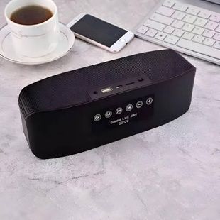Bluetooth-колонка аккумуляторная 6Вт, USB, microSD, AUX, 1200мАч S2026 Черная