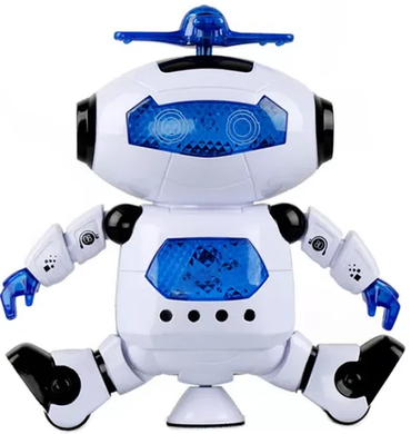 Танцюючий інтерактивний робот з підсвіткою Dancing Robot Білий