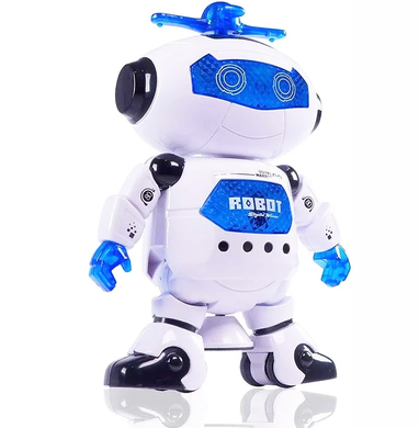 Танцующий светящийся интерактивный робот Dancing Robot Белый