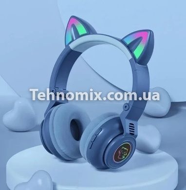 Наушники беспроводные LED с кошачьими ушками и подсветкой STN 26 ( в ассортименте )