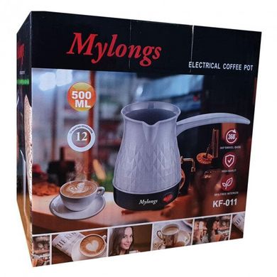 Турка электрическая (кофеварка) Mylongs KF-011 600Вт 0,5л Черная