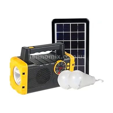 Портативна сонячна автономна система Solar Light RT-907 (Панель+Ліхтар+Лампи)