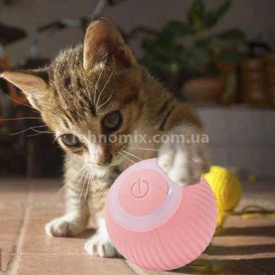 М'ячик інтерактивний для тварин Pet Gravity Рожевий