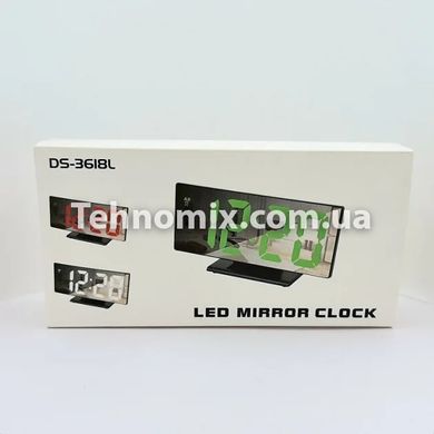 Часы электронные LED VST-3618L Зеленый