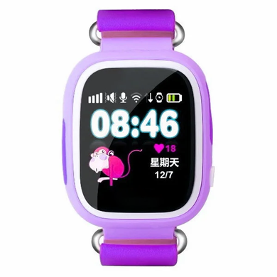 Дитячі Розумні Годинники Smart Baby Watch Q60 фіолетові