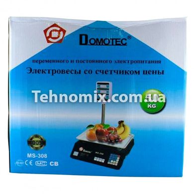Електронні торгові ваги Domotec ACS MS 308 50кг