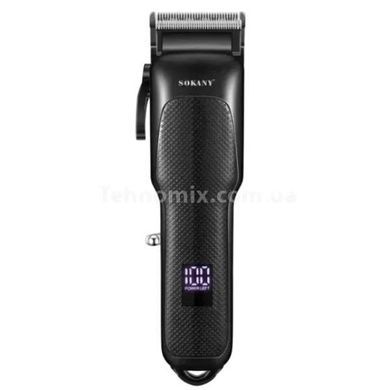 Машинка аккумуляторная для стрижки волос с насадками SOKANY SK-16032 Черная