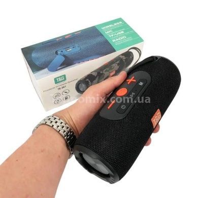 Колонка Bluetooth c функцией speakerphone с радио TG341 Черная